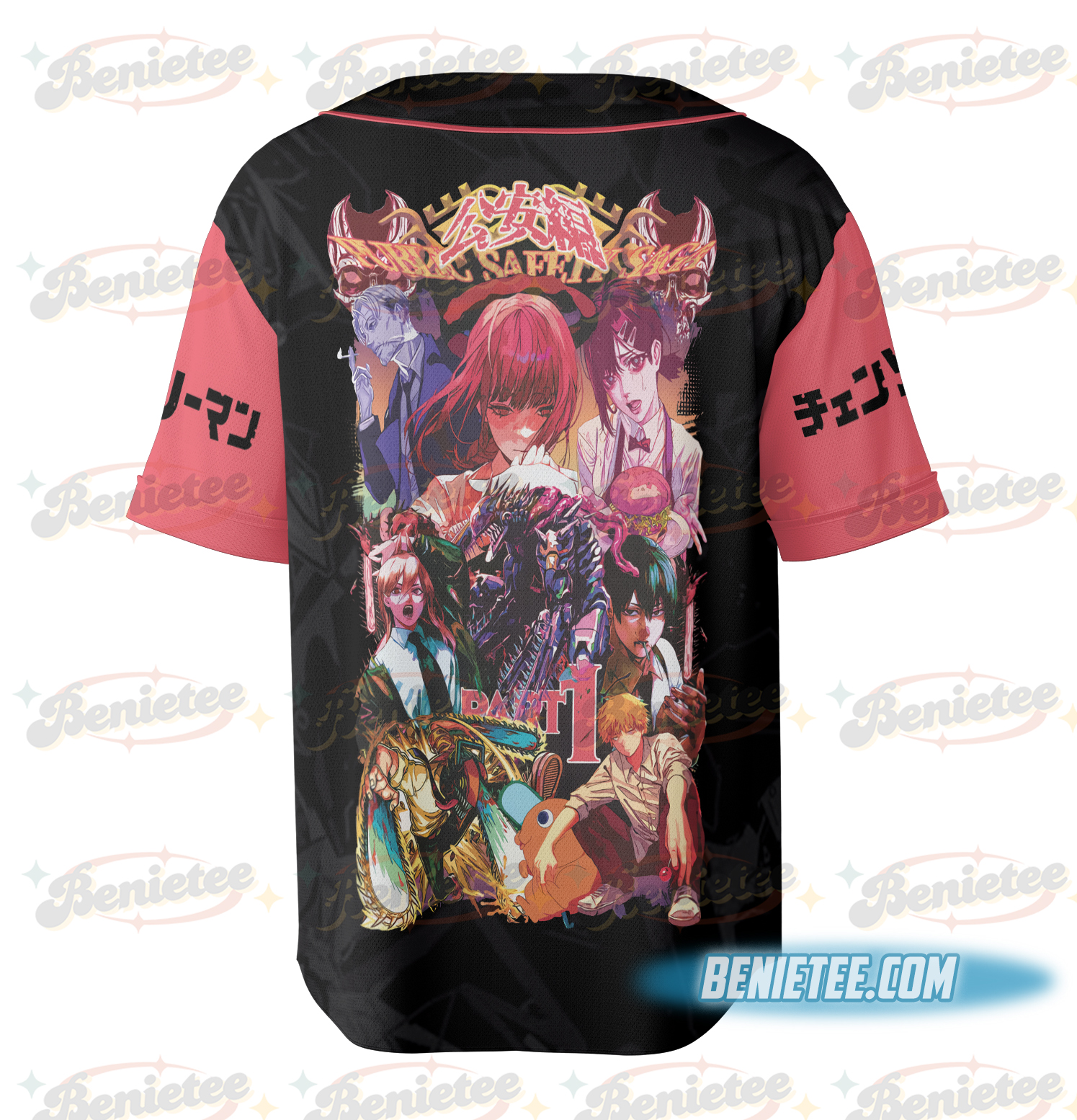 Chainsaw Man Part 1 Streetwear Jersey, Anime Jersey - Image 4