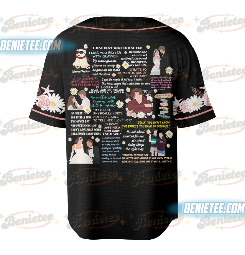 Team Conrad The Summer I Turned Pretty Movie Baseball Jersey, Conrad Fisher Jersey, Retro Conrad Fisher - Image 3