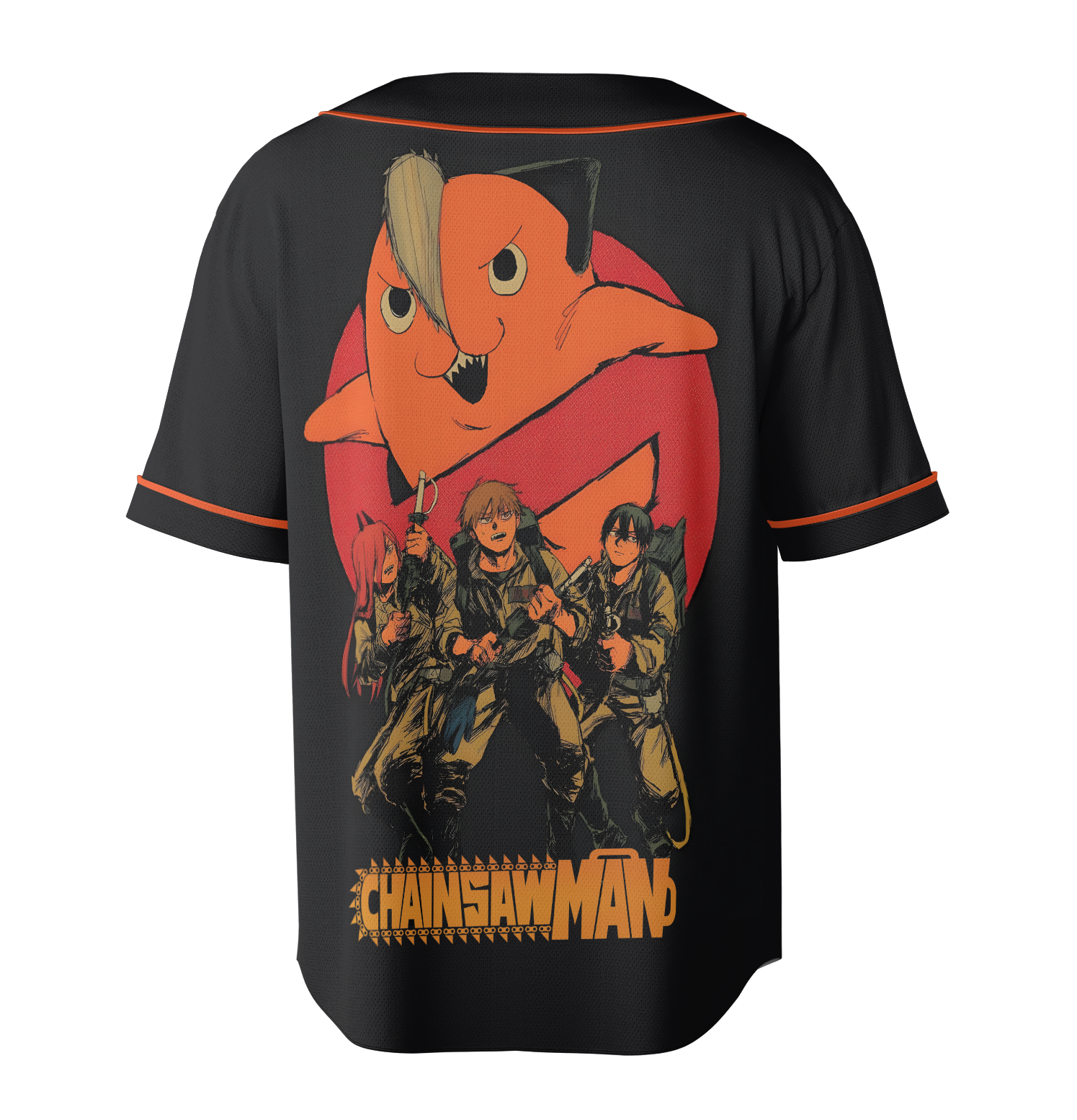 Ghost Buster - Chainsaw Man Jersey, Anime Shirt, Cool Anime - Image 3