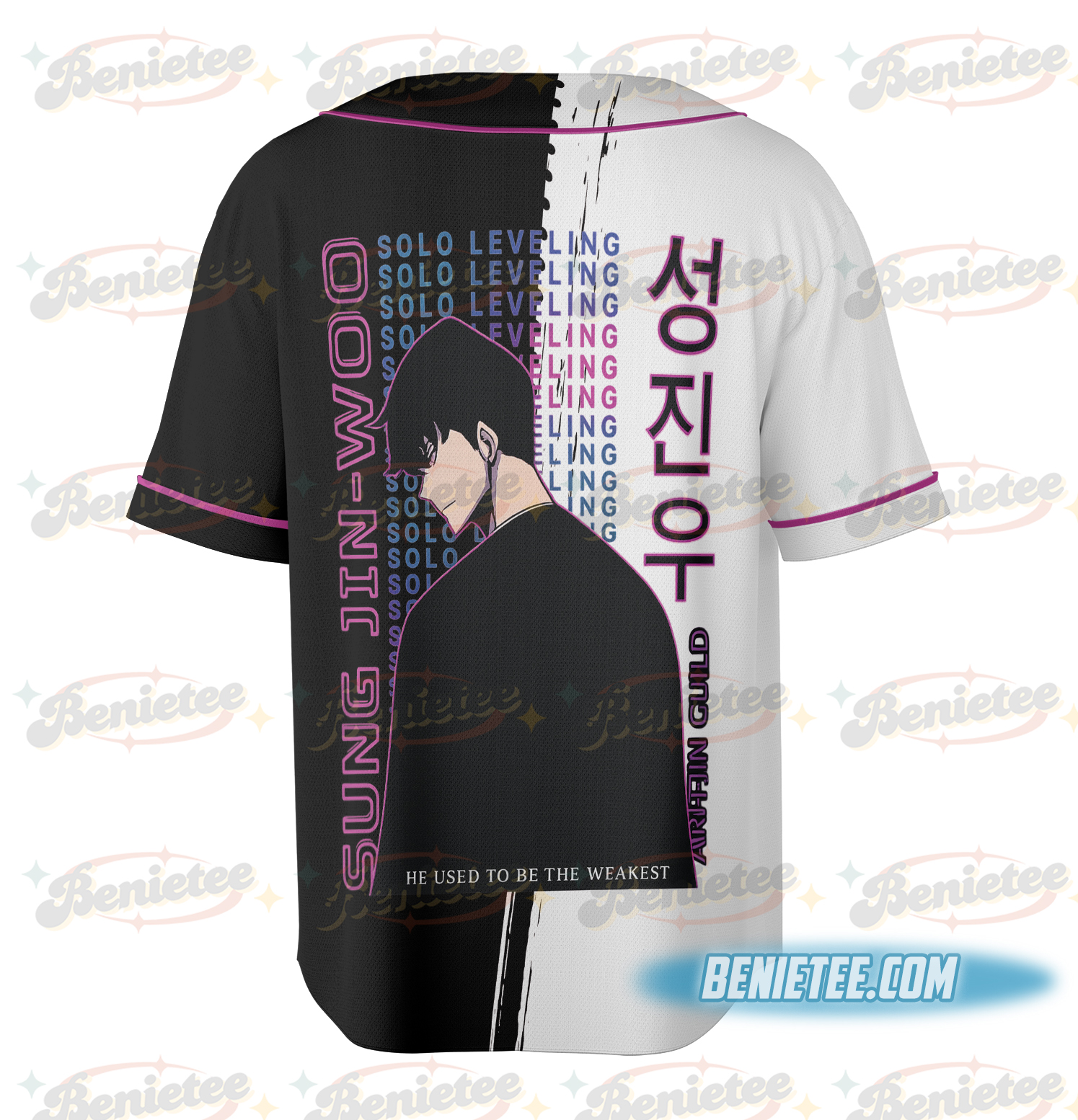 Sung Jinwoo Jersey, Thomas Andre, Statue of God, Solo, Leveling, anime shirt, anime gift, anime Jersey - Image 4