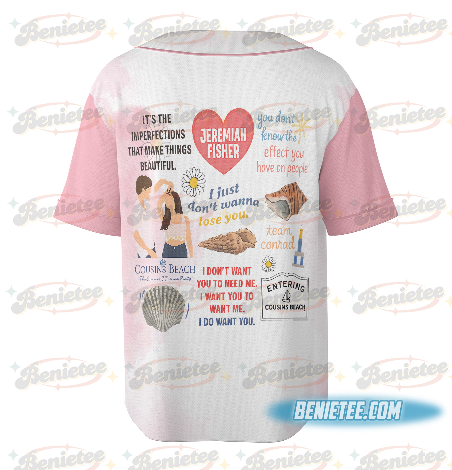 Cousins Beach Jersey Tsitp, The Summer Baseball Jersey, Team Conrad Team Belly Team Jeremiah, East Coast Beach Shirt - Image 4