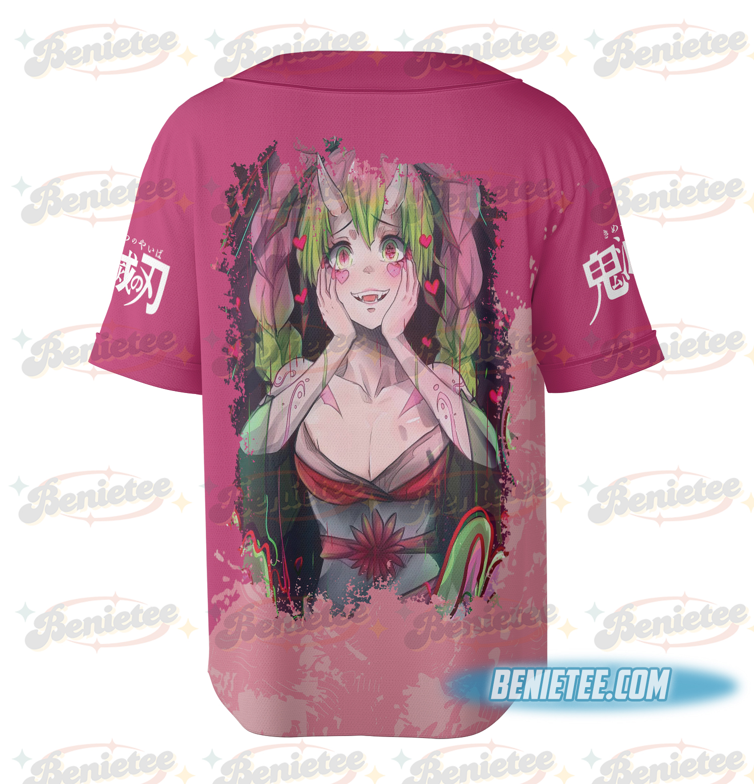 Mitsuri Kanroji Baseball Jersey, Demon Slayer Jersey - Image 4