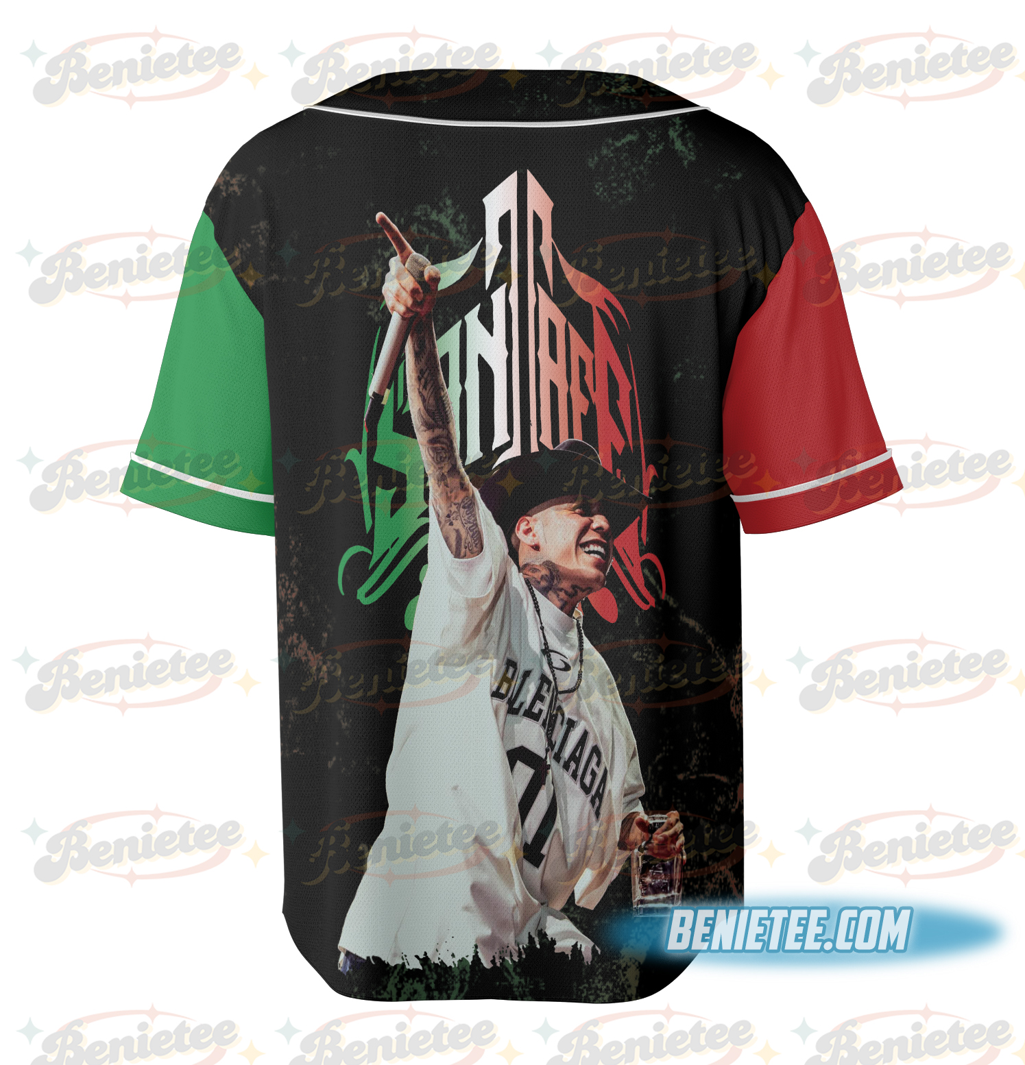 Santa Fe Klan merch Jersey, Music Tour 2025, Mexico Concept - Image 4