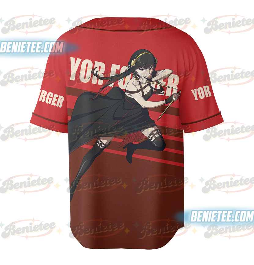 SPY×FAMILY Print T-Shirts Boys Girls Summer, Clothes Bond Forger 3D, Anime Baseball Jersey - Image 3