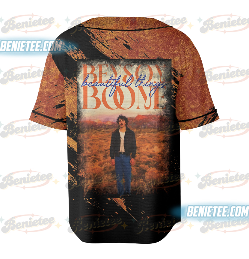 Benson Boone Darling You’re My Work Of Art Fan Baseball Jersey - Image 3