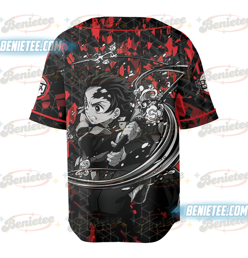 Demon Slayer Anime, Tanjiro Anime Jersey - Image 3