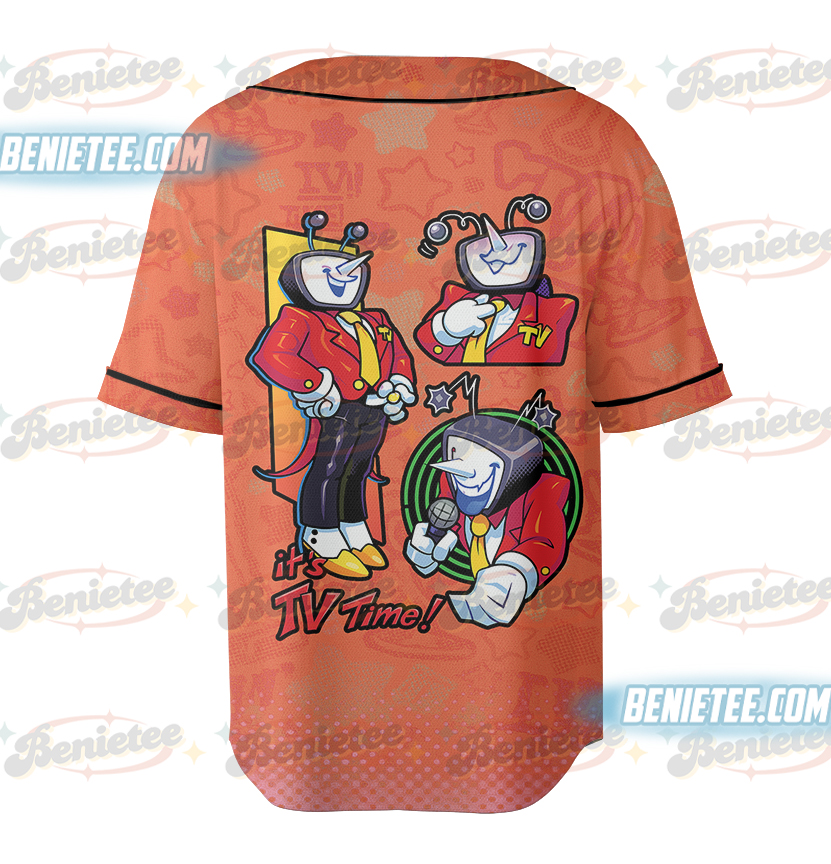 Furry Chapter Tenna Deltarune Game Baseball Jersey - Image 3