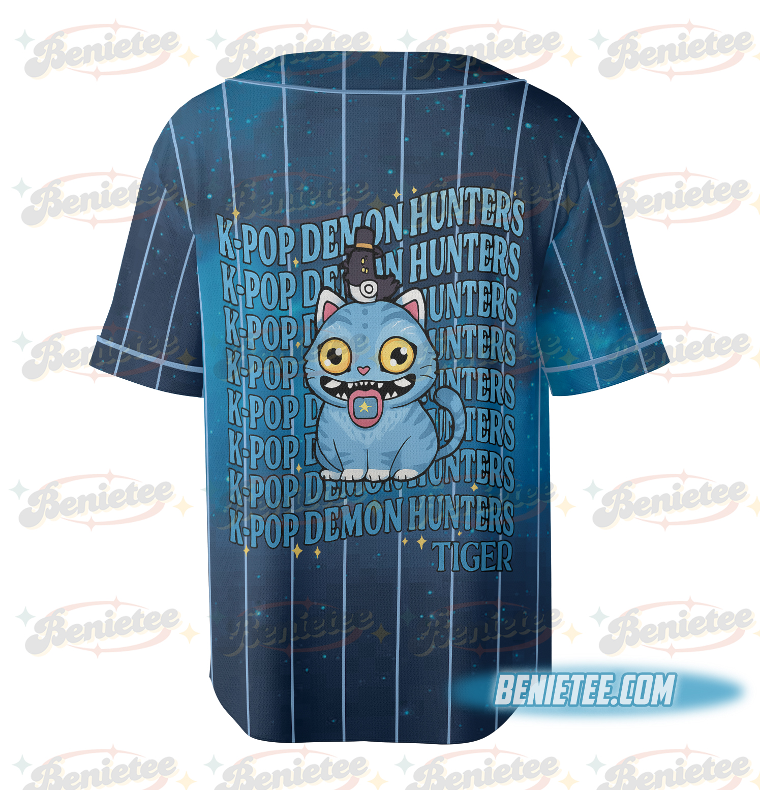 Kpop Demon Hunters Tiger Baseball Jersey - Image 4