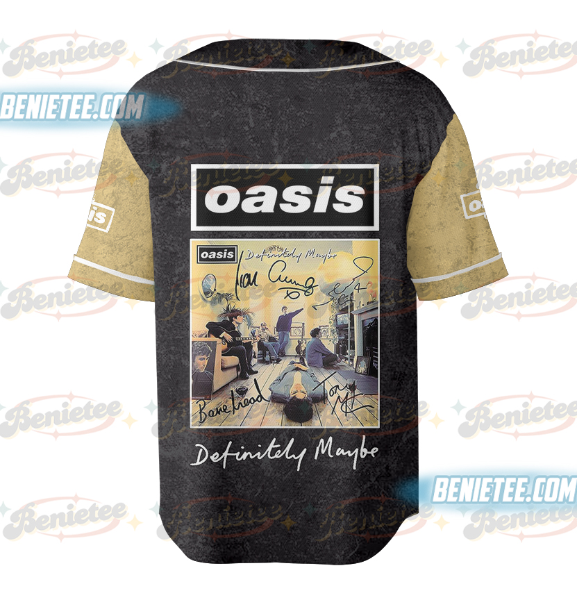 Vintage Oasis Europe Tour "Be Here Now" Live 1998 Jersey - Image 3