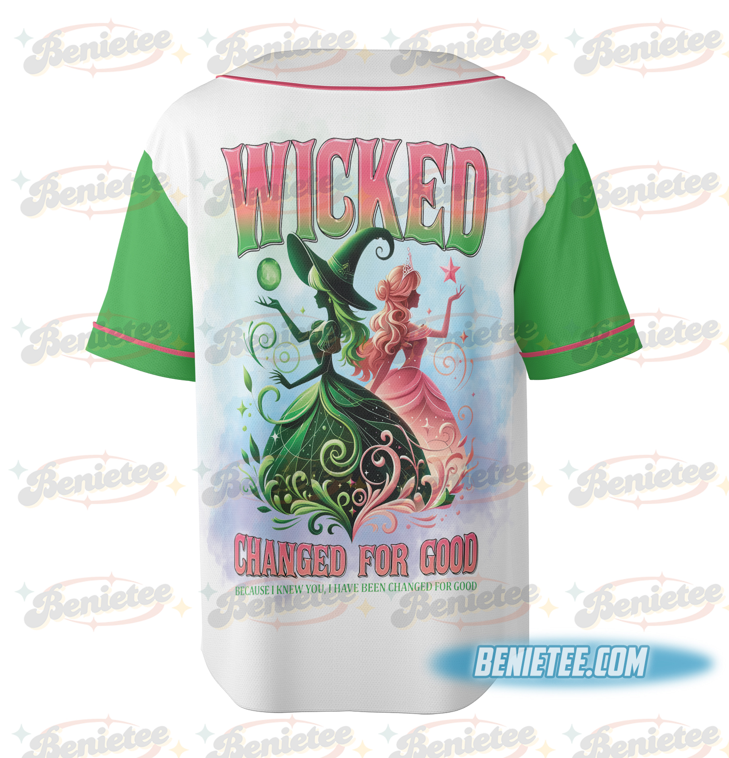 Two Sided The Wicked New Desing Jersey. Wicked Changed For Good Aesthetic Shirt, Wizard Movie Fan Gift, Wicked The Musical - Image 4