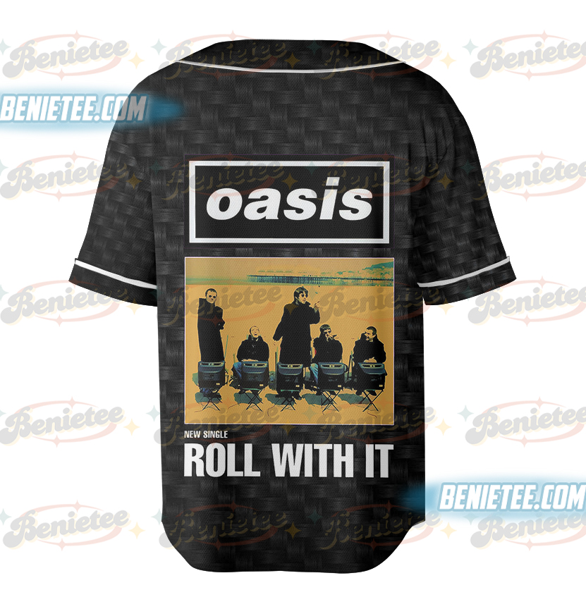 Oasis UK Rock Essential Album Baseball Jersey - Image 3