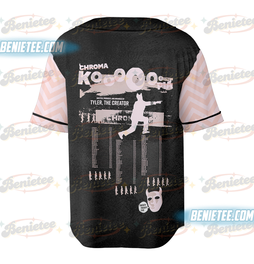 New Apparel Chromakopia Tyler The Creator tour merch 2025 Baseball Jersey - Image 3