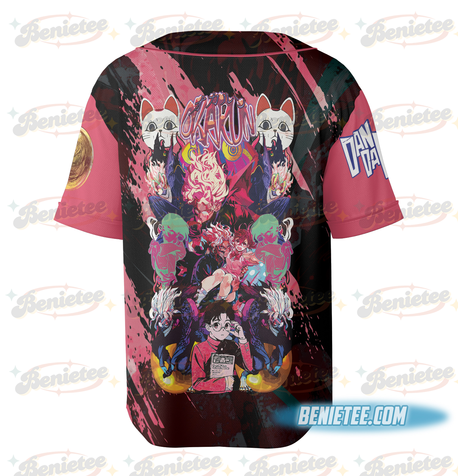 Okarun Dandadan Streetwear Jersey, Anime Baseball Jersey - Image 4