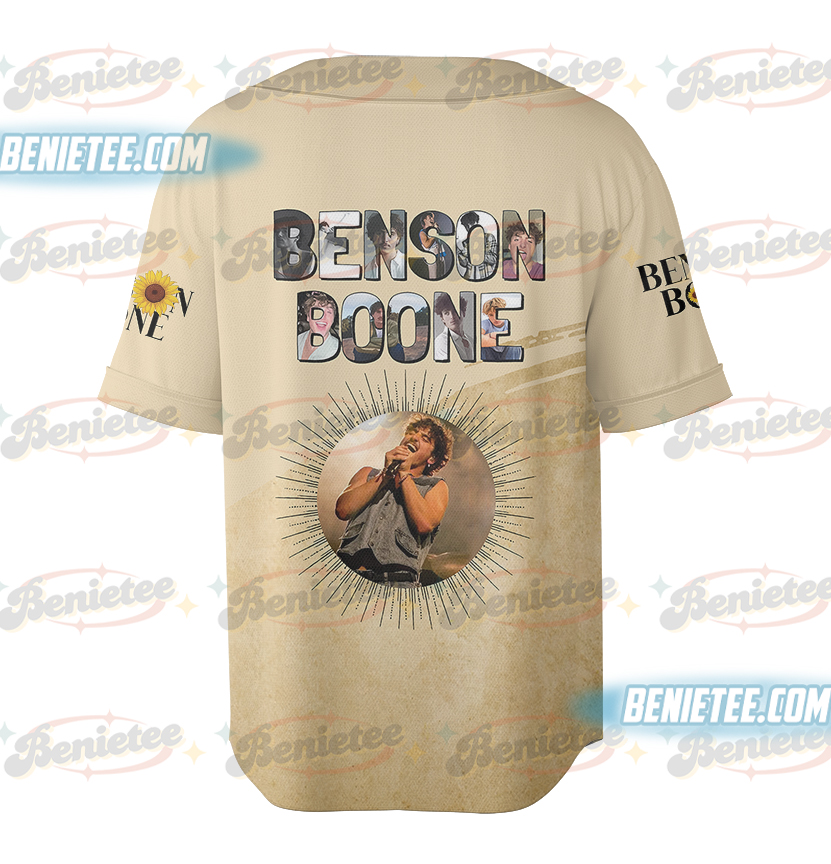 Vintage Benson Boone Baby Tee Bella Canvas, Benson Boone Merch, Benson Boone Concert Jersey, America Heart Tour , Benson Boone Tour Shirt - Image 3