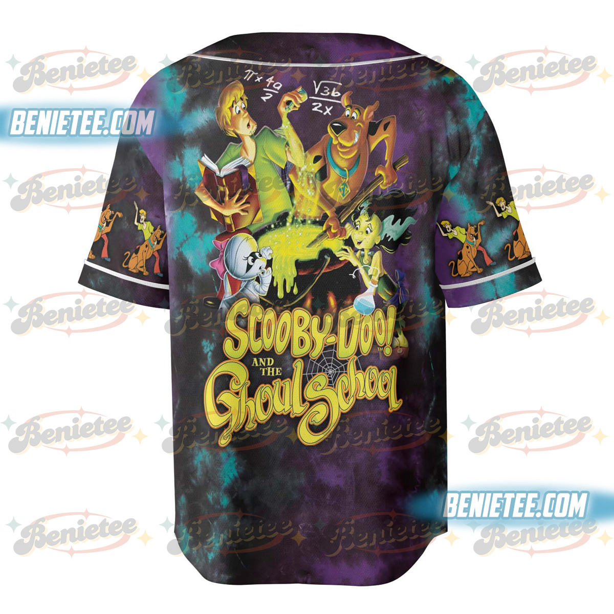 Scooby Doo Where Are You Halloween Night Baseball Jersey - Image 3