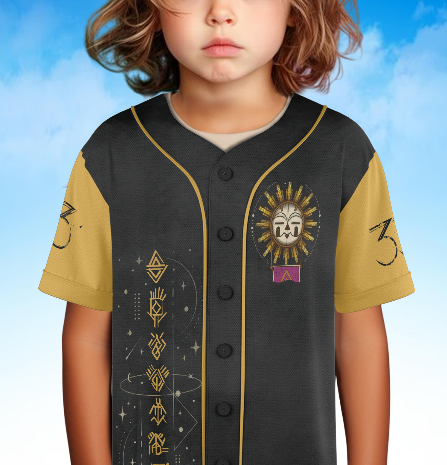 Esquie Clair Obscur Expedition 33 Baseball Jersey, Whee Whoo Funny Esquie Jersey, Gamer Gift Shirt - Image 5