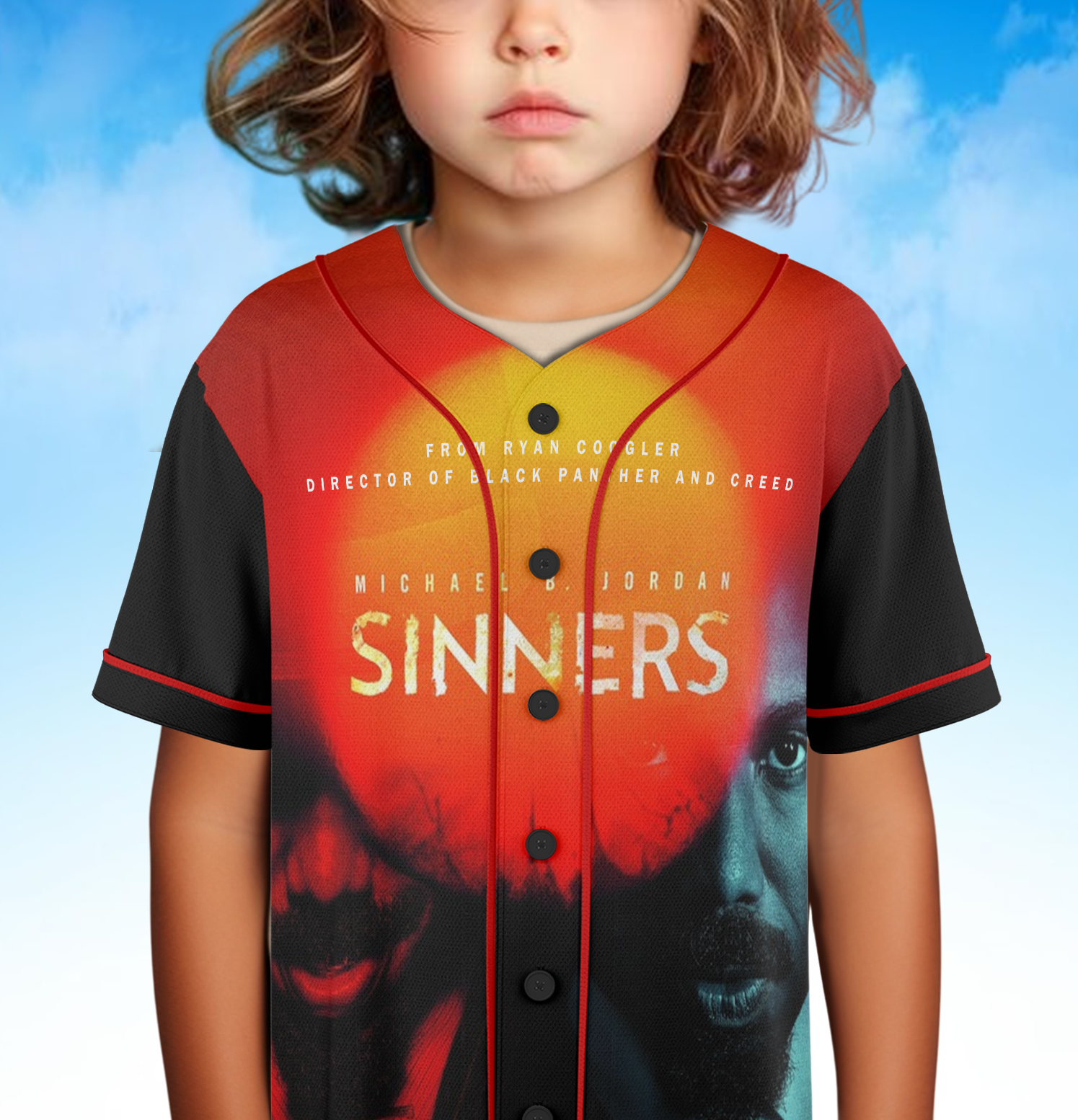 Funny Michael B. Jordan Sinners We Are All Sinners Only In Theaters 2025 Baseball Jersey - Image 5