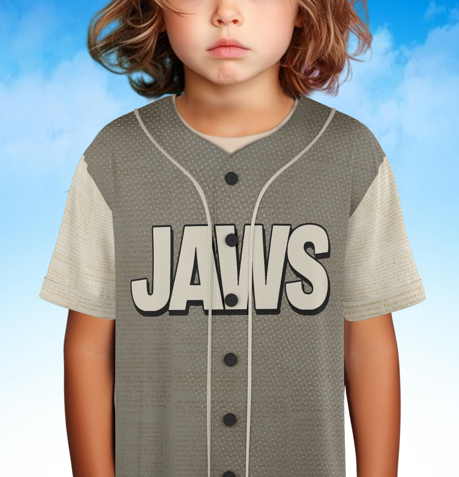 Unisex, Jaws Movie Jersey - Jaws, movie Jersey, 90s movie Baseball Jersey, retro movie, Jaws Jersey - Image 6