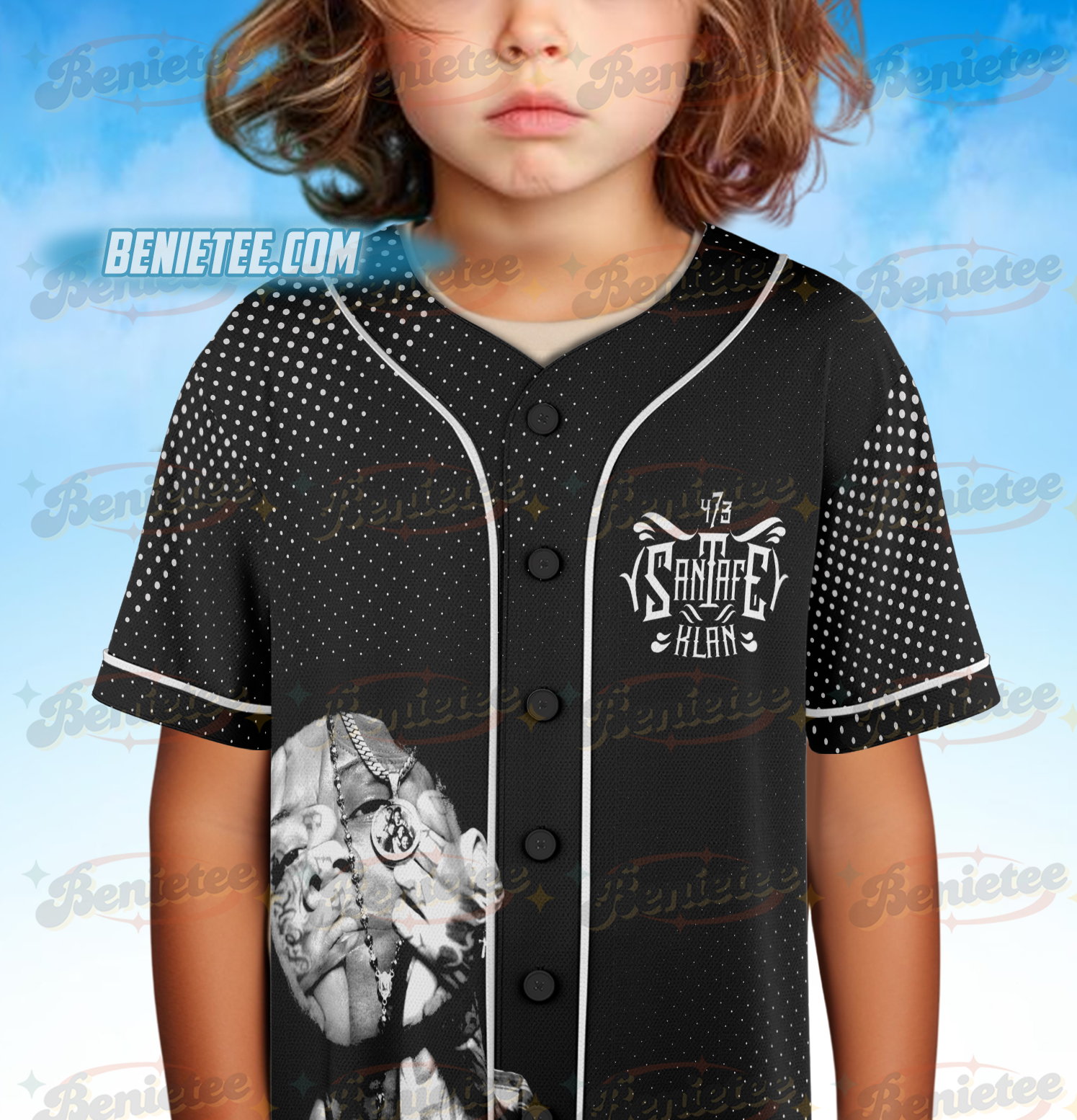 Santa Fe Klan merch Jersey, 473 Jersey, Music Tour 2025, Mexico Concept - Image 4