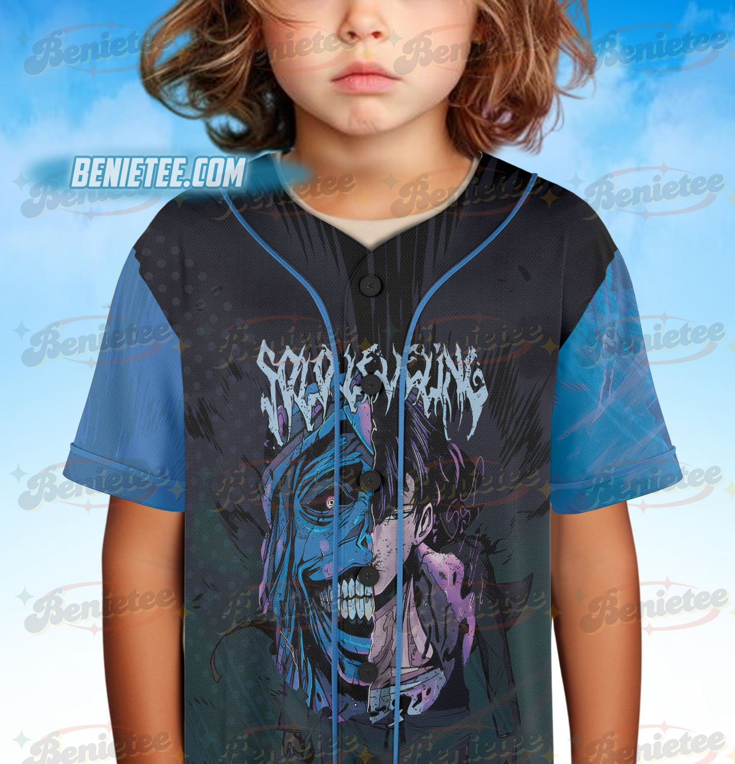 Solo Leveling T-shirts Jin Woo Sung Jersey Cotton Baseball Jersey - Image 5