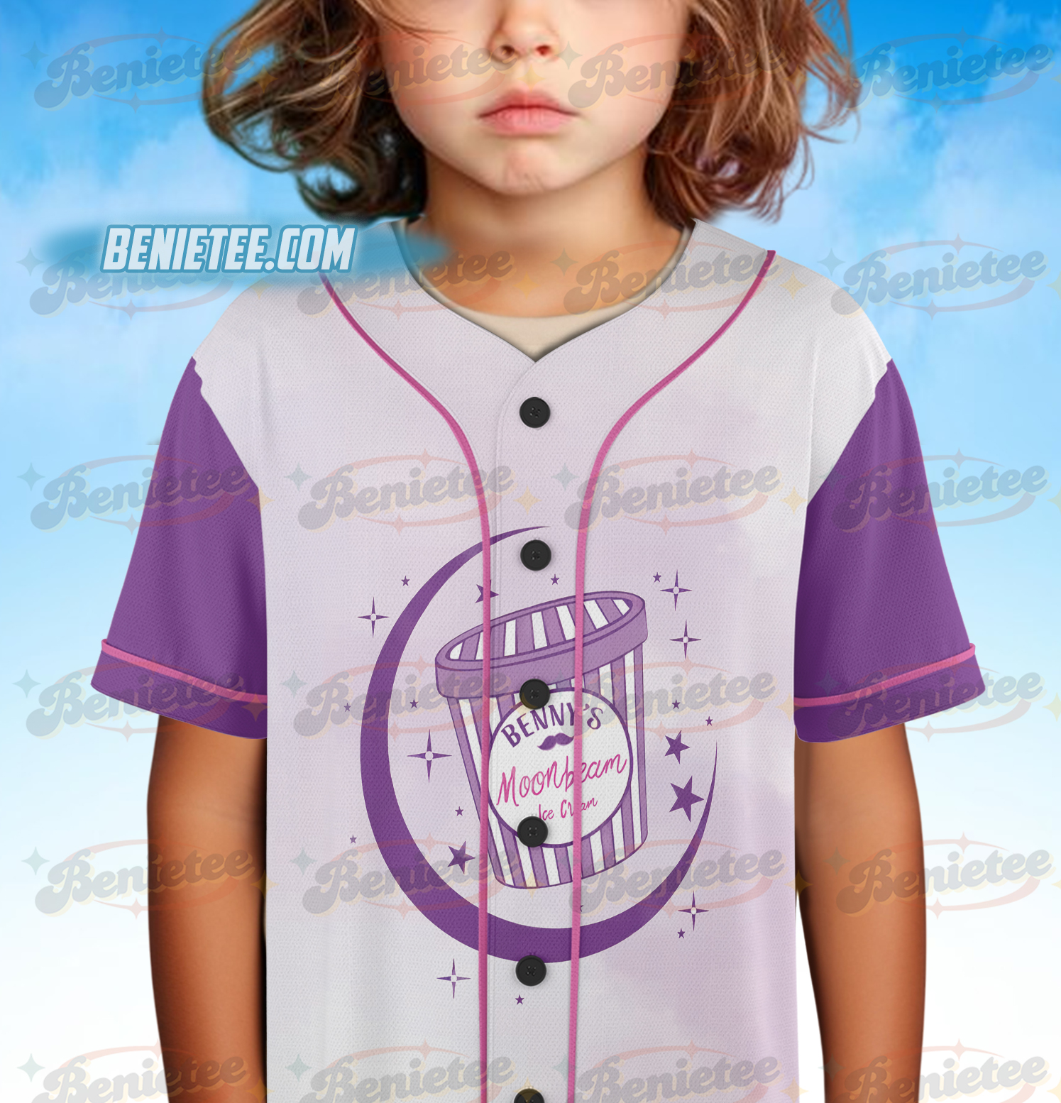 2 Sided Moonbeam Ice Cream Jersey for Tour, America Concert Tour T Shirt, Tour Album 2025 Concert Tee, Mystical Magical Shirt - Image 5