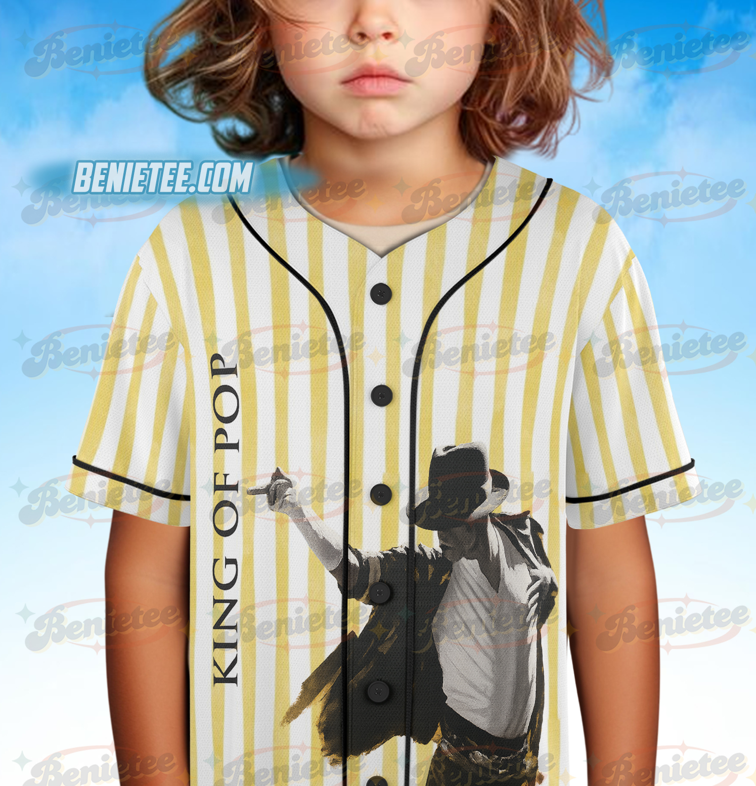 Michael Jackson (Biographical film to be released in 2025) - Original limited edition Jersey from the 17th day of the phantom London performance - Image 6