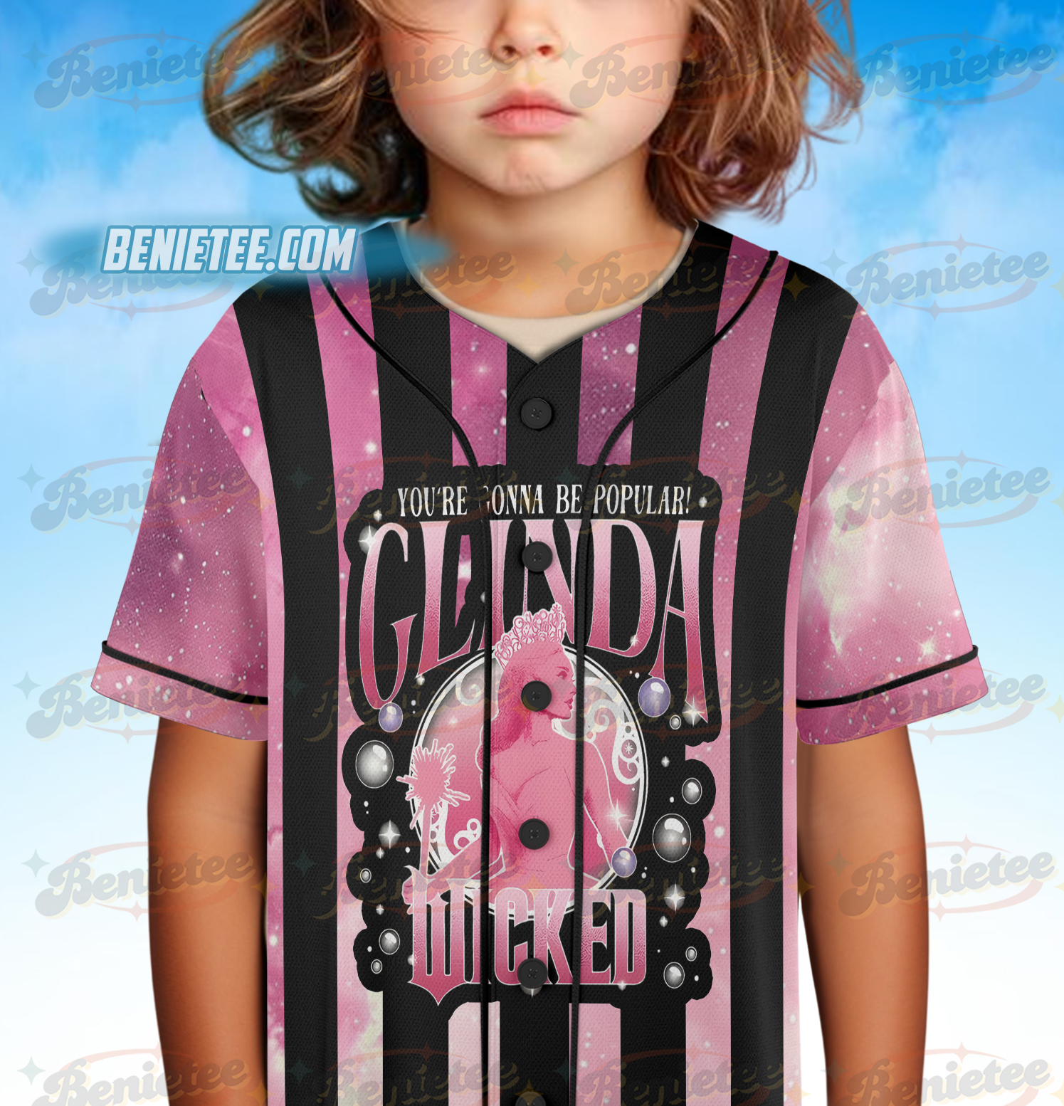 Wicked Glinda Best Witch Relaxed Fit Jersey - Image 5