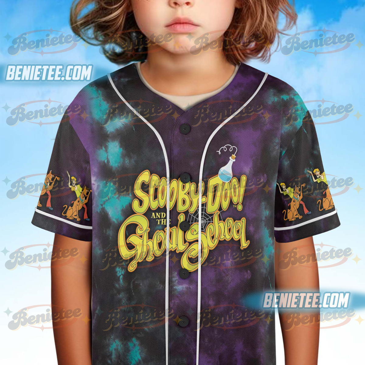 Scooby Doo Where Are You Halloween Night Baseball Jersey - Image 5