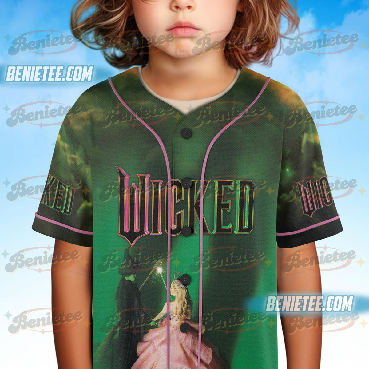Wicked Movie I Knew You I Have Been Changed For Good Baseball Jersey - Image 2
