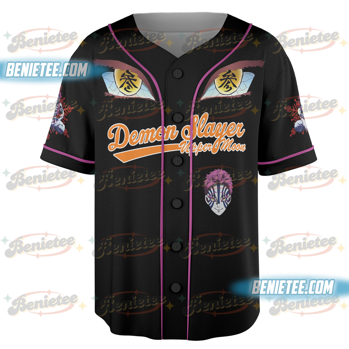 Akaza- Upper Moon Demon Slayer Jersey - Image 2