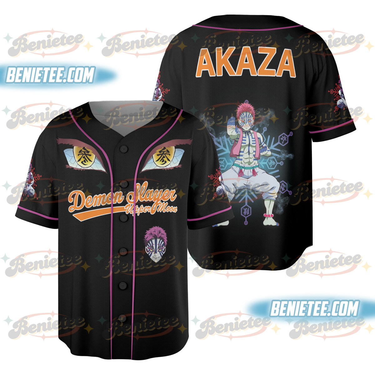Akaza- Upper Moon Demon Slayer Jersey