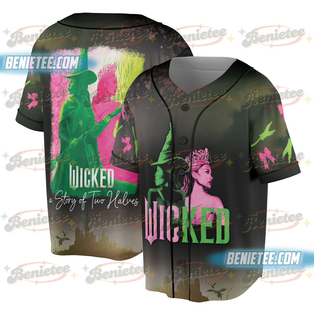 Wicked Part Two Wicked For Good Baseball Jersey - Image 6
