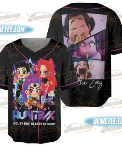 Kpop Demon Hunters Huntr/x Baseball Jersey