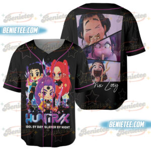 Kpop Demon Hunters Huntr/x Baseball Jersey