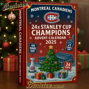 Montreal Canadiens Advent Calendar 116th Anniversary Edition Christmas Gift, Christmas Idea, Christmas Countdown Advent Calendar Gift Box with 24 Acrylic Ornaments