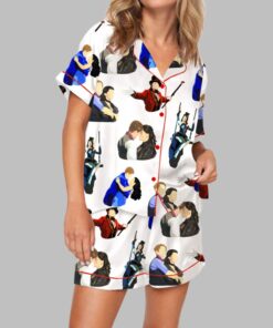 Moulin Musical Satin Pajama Set