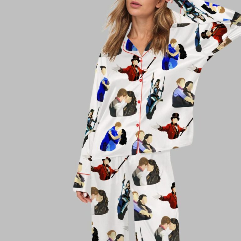 Alternative view of Moulin Musical Satin Pajama Set