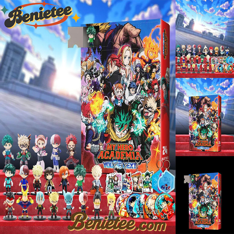 My Hero Academia Advent Calendar 2025, Christmas Countdown Advent Calendar Gift Box with 24 Acrylic Ornaments - Image 2