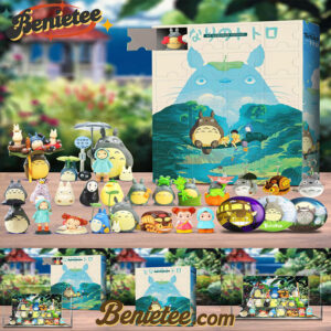 My Neighbor Totoro Advent Calendar 2025, Christmas Countdown Advent Calendar Gift Box with 24 Acrylic Ornaments