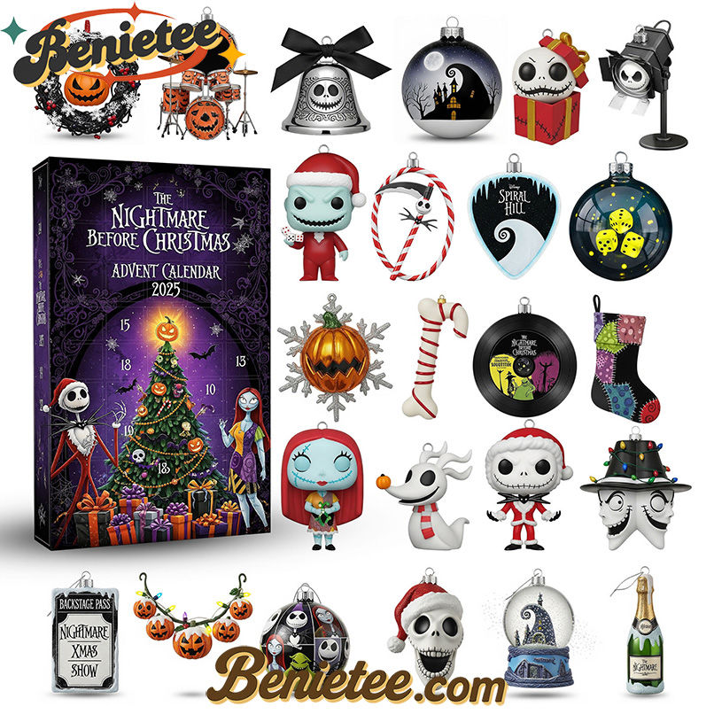the Nightmare Before Christmas Premium Advent Calendar 2025 CHRISTMAS GIFT, CHRISTMAS IDEA, Christmas Countdown Advent Calendar Gift Box with 24 Acrylic Ornaments - Image 2
