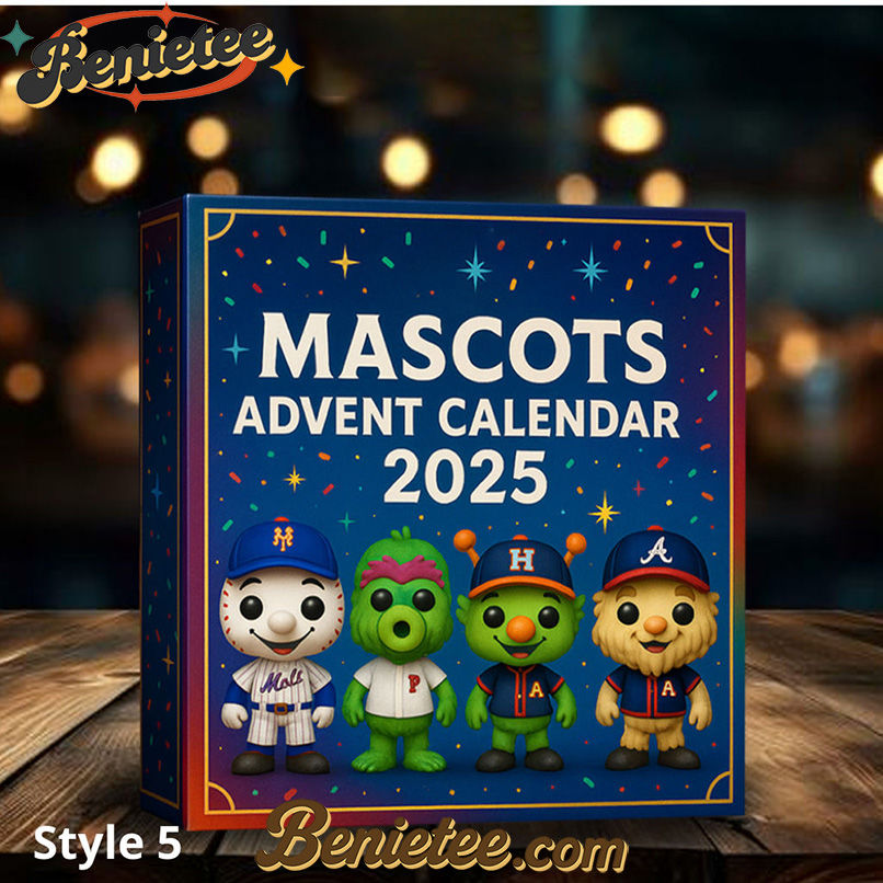 NEW MLB Mascot Advent Calendar Toys Christmas Gift, Christmas Idea, Christmas Countdown Advent Calendar Gift Box with 24 Acrylic Ornaments - Image 4