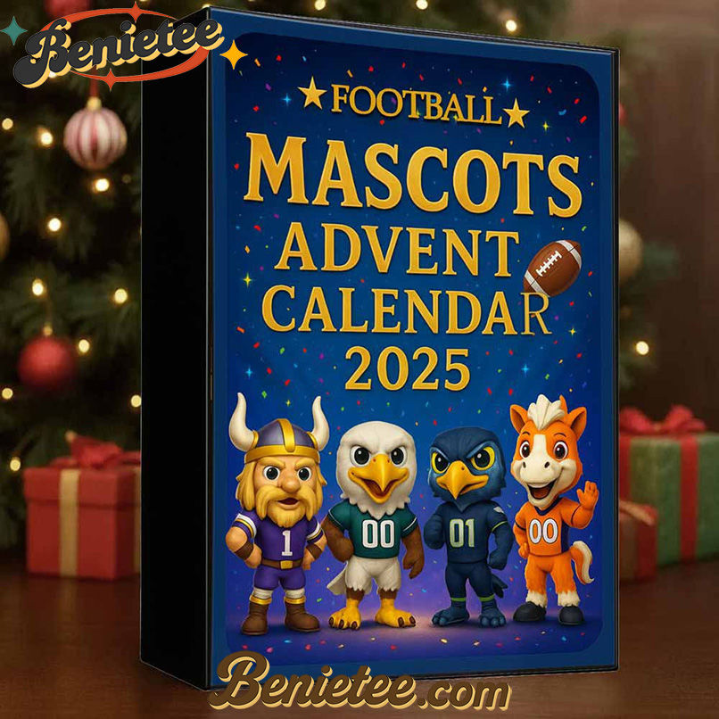 NFL Mascots Advent Calendar 2025 Christmas Gift, Christmas Idea, Christmas Countdown Advent Calendar Gift Box with 24 Acrylic Ornaments - Image 4