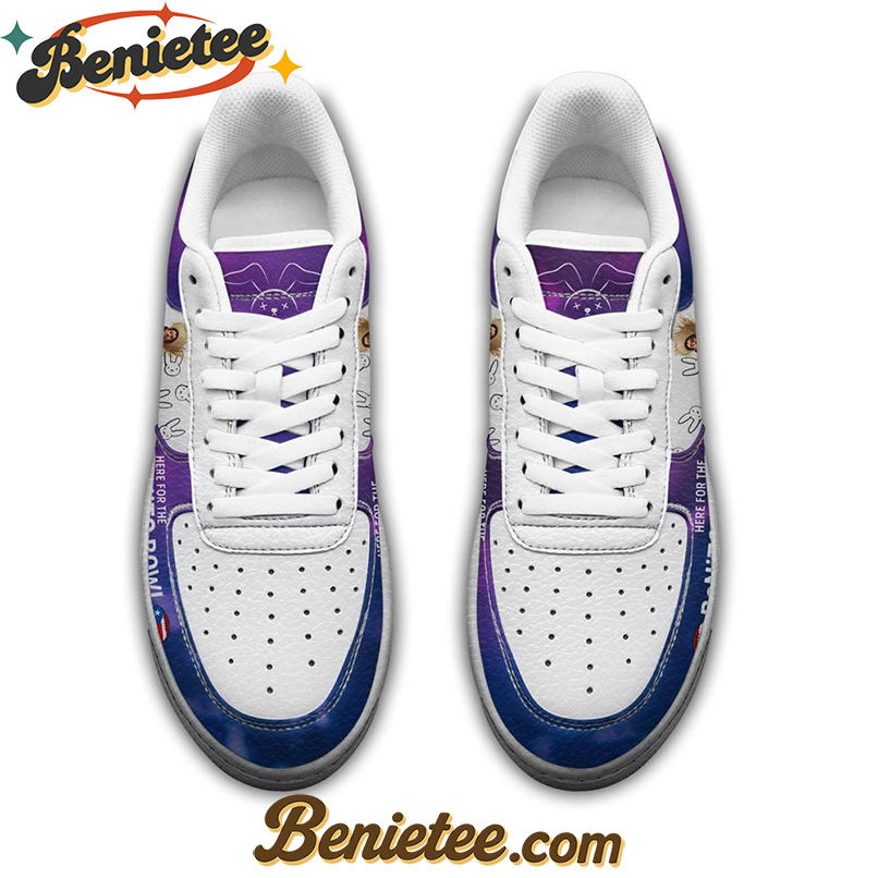 NFL x Bad Bunny Super Bowl Air Low-Top Sneakers Shoes Ver 3 For Men And Women - Image 3