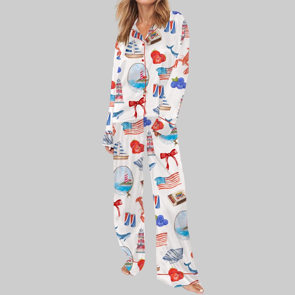 Nantucket Cape Cod Pajama Set For Women - Image 3