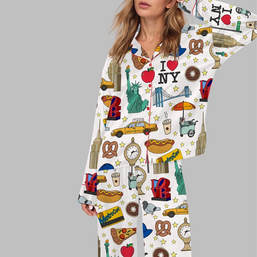 New York City Pajama Set For Women - Image 2