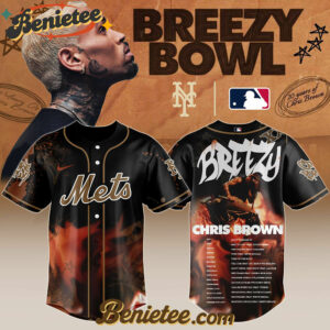 New York Mets x Chris Brown 'Breezy Bowl XX Stadium World Tour' 2025 Baseball Jersey Editions Limited Selling Out Fast, Custon Chris Brown For Fans, Breezy Bowl Gift For Fan