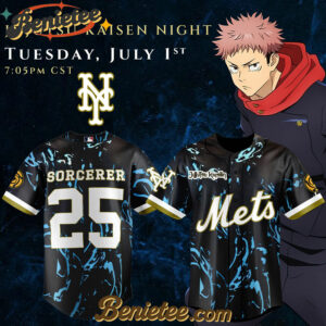 New York Mets x Jujutsu Kaisen Limited Baseball Jersey 2025, Custom Anime Trending, Gift For Anime Lovers