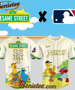 New York Mets x Sesame Street Baseball Jersey 2025 New,