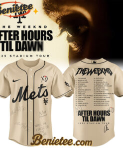 New York Mets x The Weeknd After Hours Til Dawn Baseball Jersey Limited Edition, Custom The Weeknd For Fans, After Hours Till Dawn Tour Gift For Fan