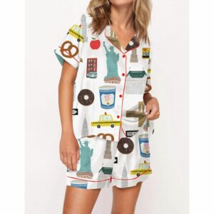 New York Satin Pajama Set For Women